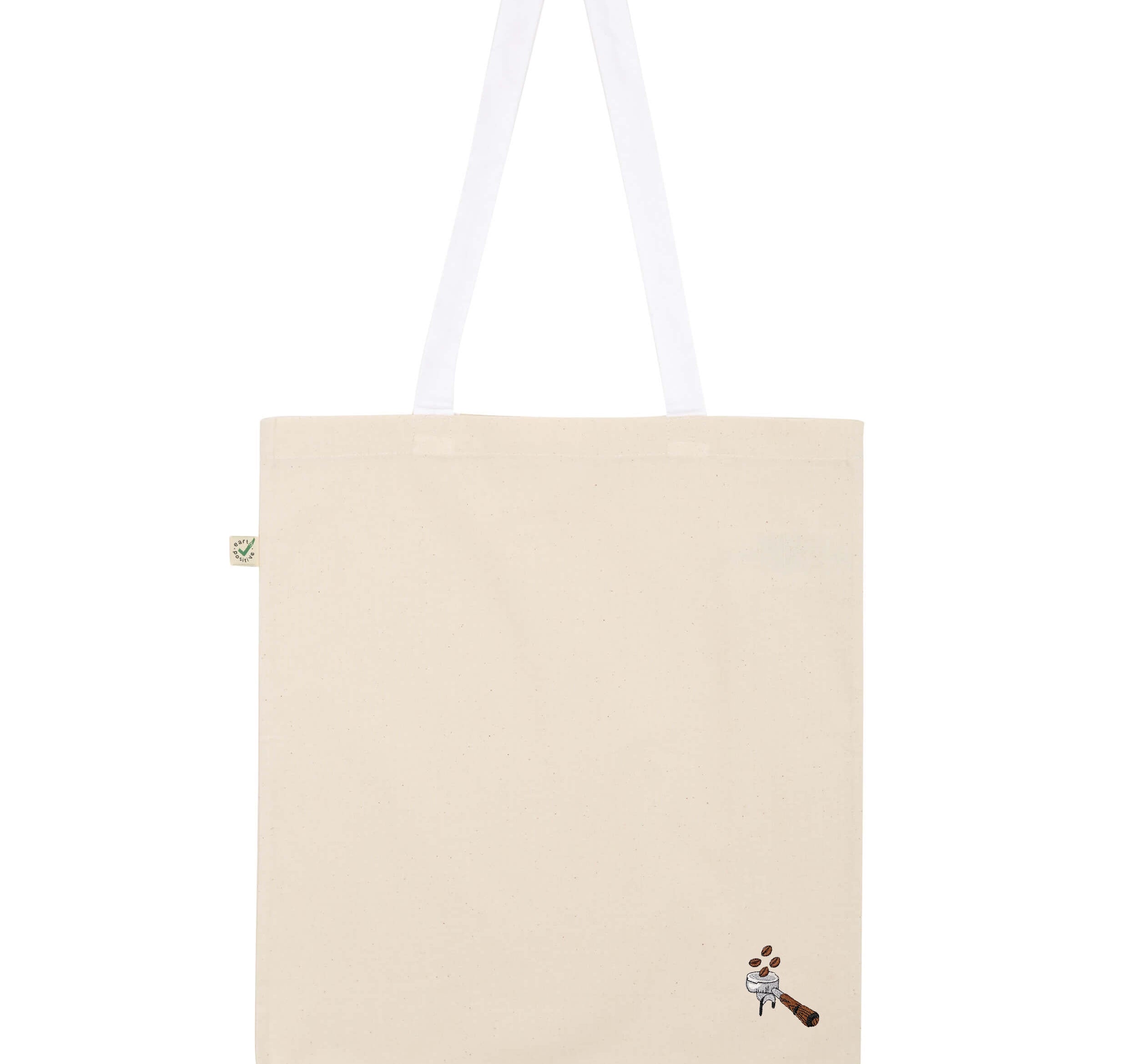 Borsa porta fagioli ricamata in cotone biologico