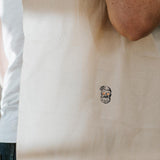 Borsa da caffè hipster ricamata in cotone biologico