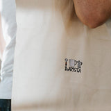 Set da barista | Borsa ricamata in cotone biologico