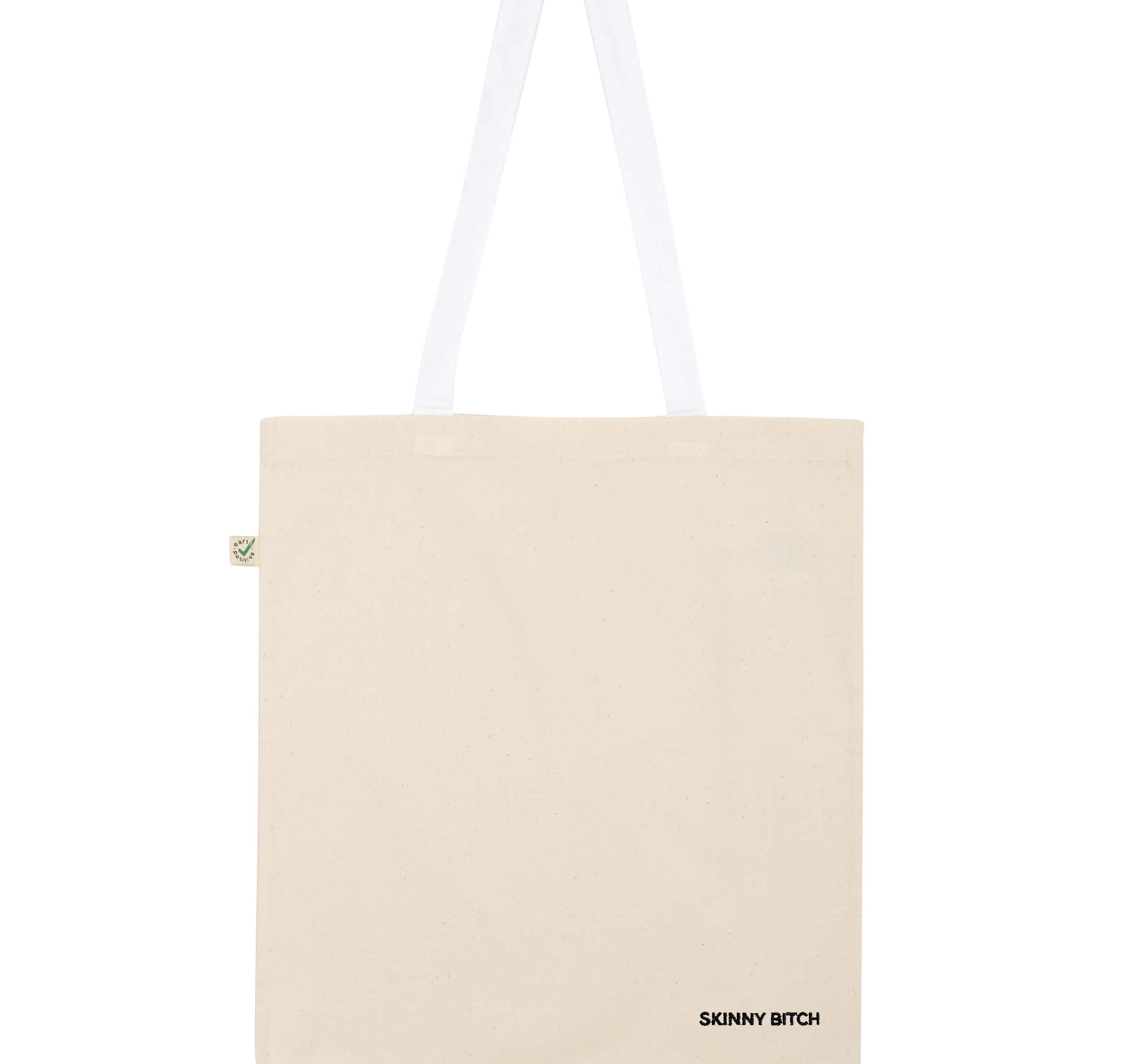 Skinny Bitch | Borsa ricamata in cotone organico