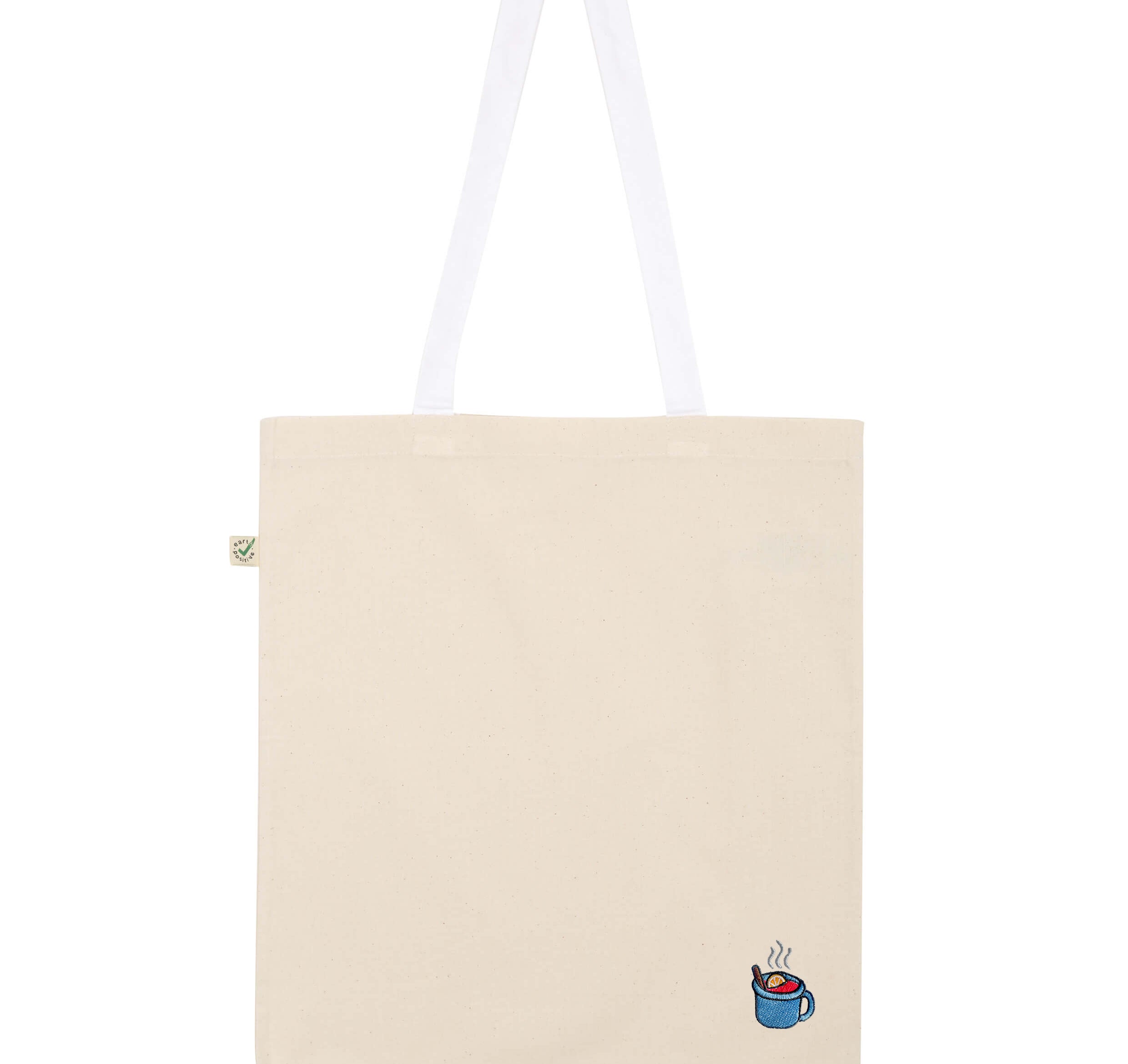 Vin brulè | Borsa in cotone biologico ricamata