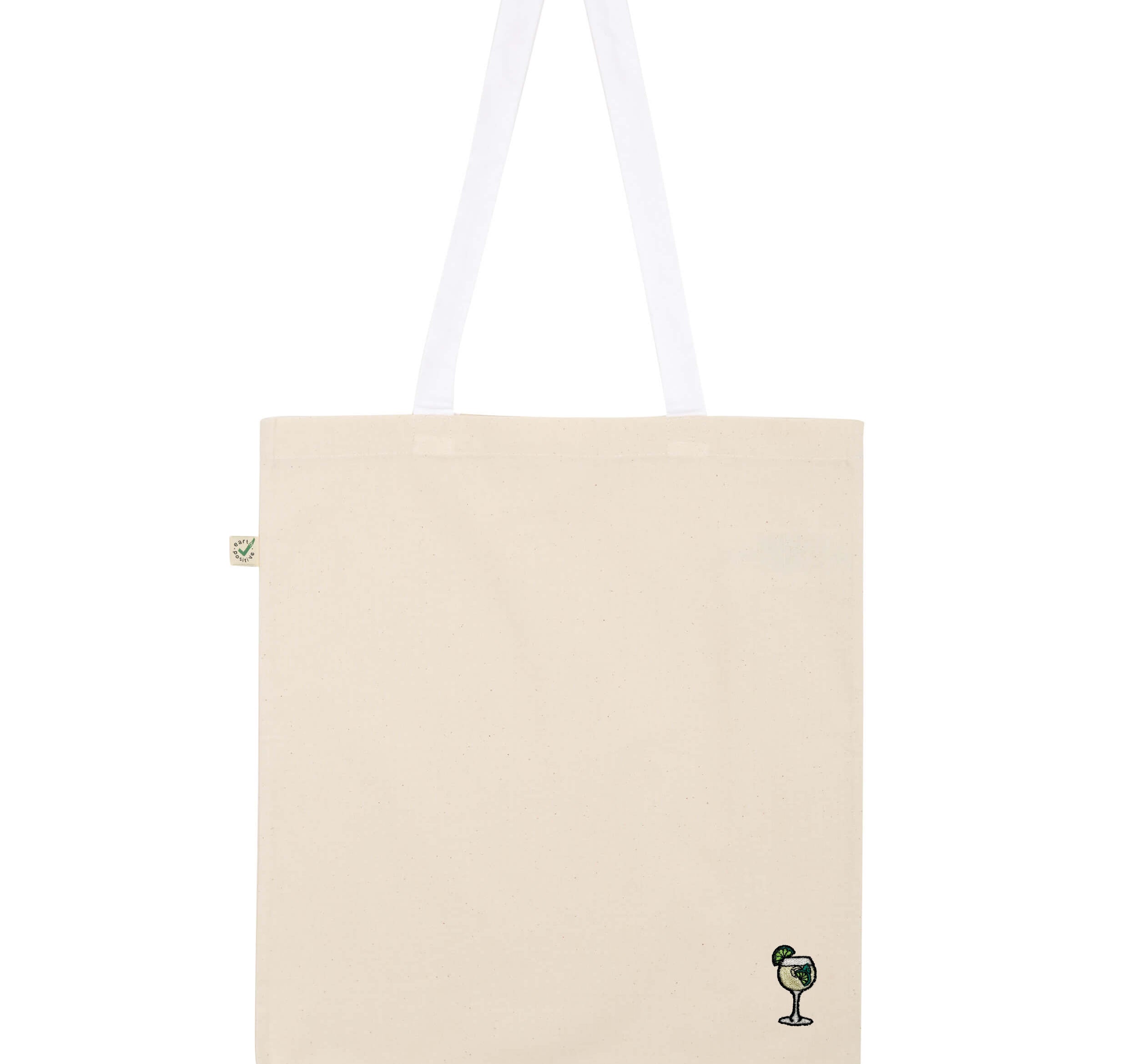 Hugo | Borsa in cotone organico ricamata