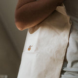 Macinacaffè | Borsa ricamata in cotone biologico