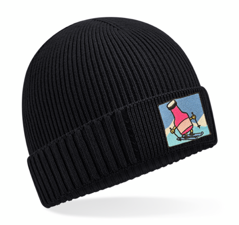 Kleiner Klopfer Aprés Ski | Bestickte Bio Baumwoll Mütze