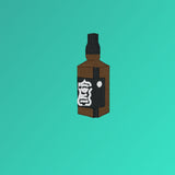 Whisky | Borsa in cotone biologico ricamata