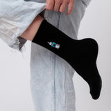 Calzini in cotone organico ricamati Air |