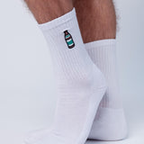 Calzini in cotone biologico ricamati Bright |