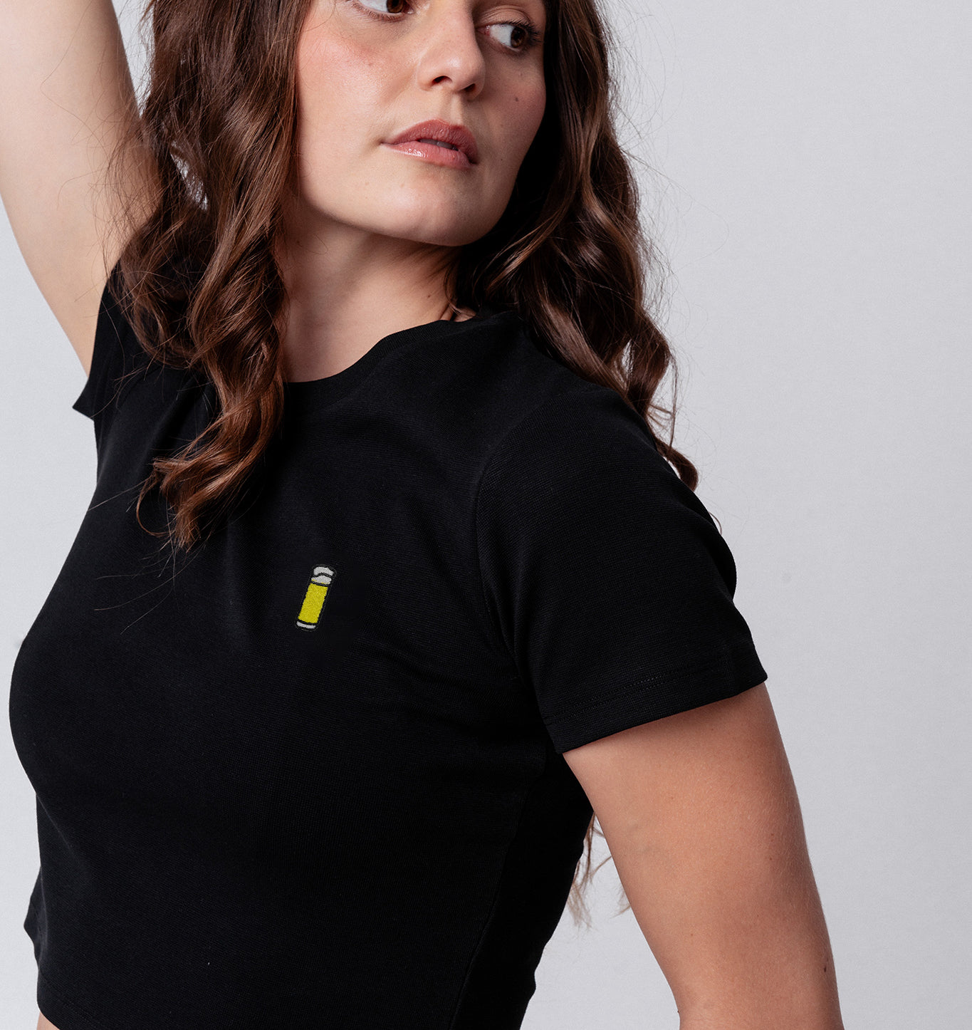 Kölsch | Besticktes Bio Baumwoll Cropped T-Shirt