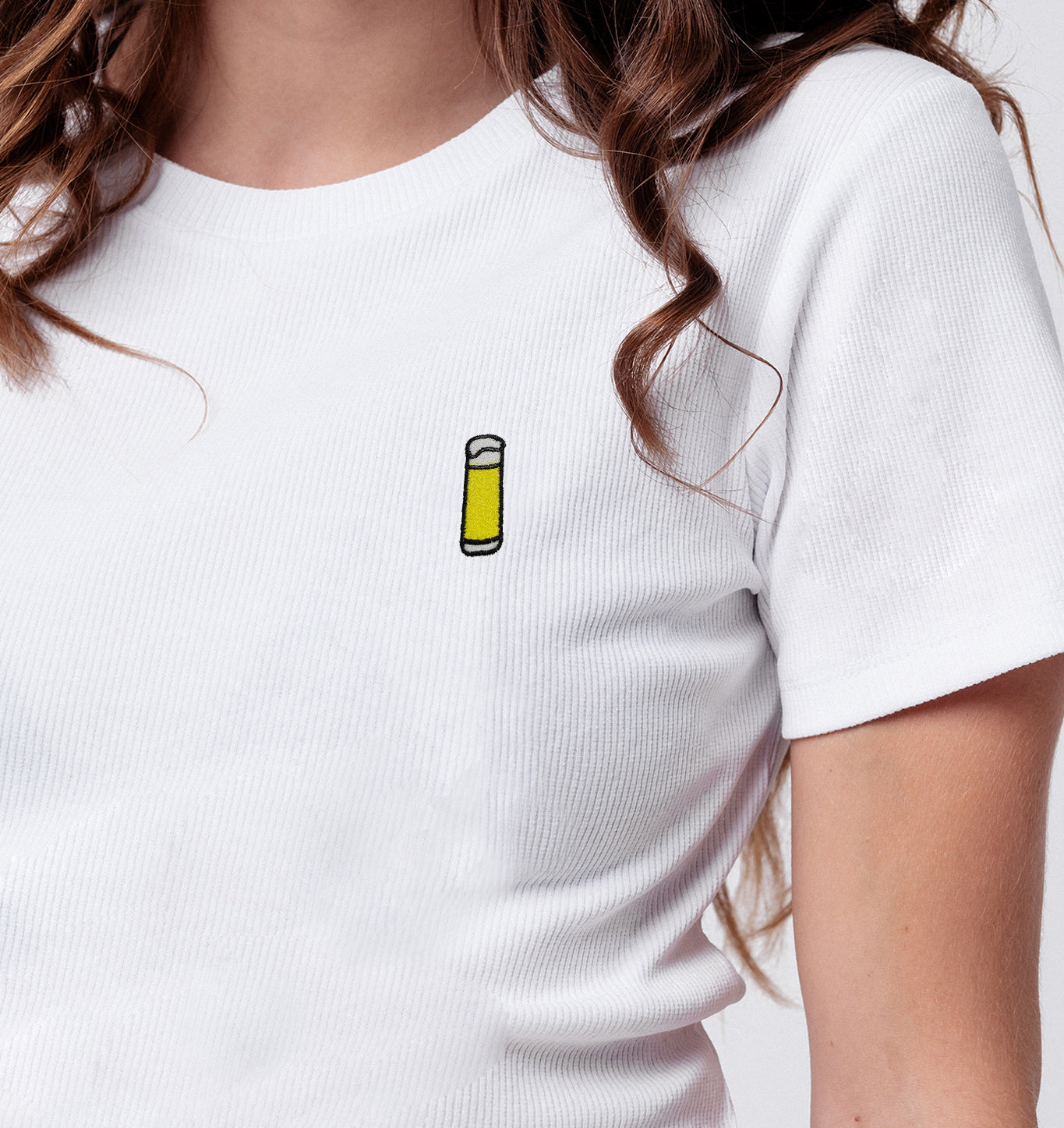 Kölsch | Besticktes Bio Baumwoll Cropped T-Shirt