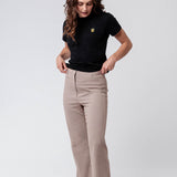 Maglietta in cotone biologico da donna ricamata Whisky Sour