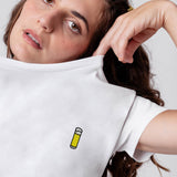 Maglietta da donna in cotone biologico con ricamo Kölsch |