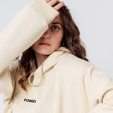 Fomo | Felpa con cappuccio da donna in cotone organico ricamato