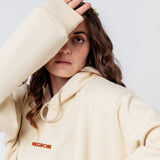 Felpa con cappuccio da donna in cotone organico ricamata Negroni Signature |