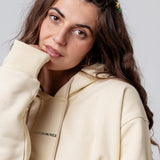 Maximum Rizz | Felpa con cappuccio da donna in cotone organico ricamato