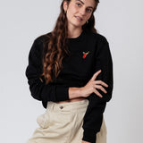 Beerpong Randtreffer | Besticker Bio Baumwoll Frauen Pullover