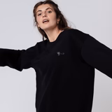 Siebträger | Bestickter Bio-Baumwoll Frauen Pullover