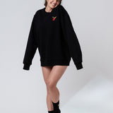 Beerpong Randtreffer | Besticker Bio Baumwoll Frauen Pullover
