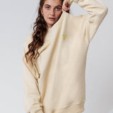 Weißbier | Bestickter Bio-Baumwoll Unisex Pullover