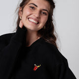 Beerpong Randtreffer | Besticker Bio Baumwoll Frauen Pullover