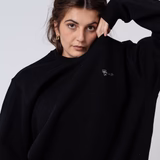 Siebträger | Bestickter Bio-Baumwoll Frauen Pullover