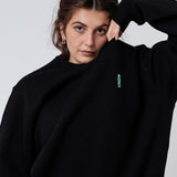 Kuemmerling Pfefferminz | Besticker Bio Baumwoll Frauen Pullover