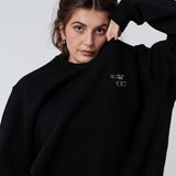 Due Caffè | Bestickter Bio-Baumwoll Unisex Pullover