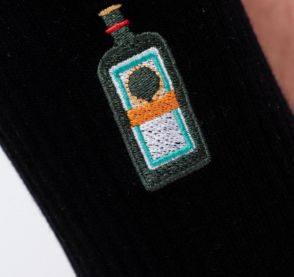 Jägermeister | Calzini in cotone biologico ricamati