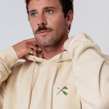 Champagnersäbel | Bestickter Bio-Baumwoll Unisex Hoodie