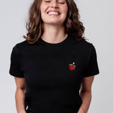 Beerpong | Besticktes Bio Baumwoll Frauen T-Shirt