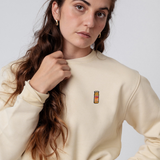 Voelkel Ingwer Shot | Bestickter Bio-Baumwoll Unisex Pullover