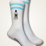 Mangaroca Batida de Côco | Calzini ricamati in cotone biologico