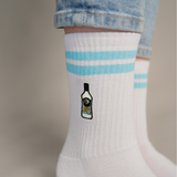 Mangaroca Batida de Côco | Calzini ricamati in cotone biologico