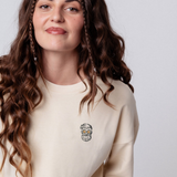 Kaffee Hipster | Heavy Oversized Bio Baumwoll T-Shirt