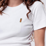 Voelkel Ingwer Shot | Besticktes Bio Baumwoll Cropped T-Shirt