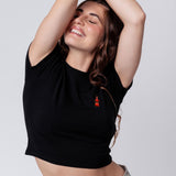 Mionetto Aperitivo | Besticktes Bio Baumwoll Cropped T-Shirt