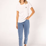 Dönerspieß | Besticktes Bio Baumwoll Frauen T-Shirt