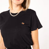 Rippchen | Besticktes Bio Baumwoll Frauen T-Shirt