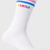 Kamelle | Bestickte Bio Baumwoll Socken