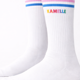 Kamelle | Bestickte Bio Baumwoll Socken