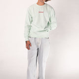 Caffé doppio | Bestickter Bio-Baumwoll Unisex Pullover