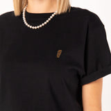 Dönerspieß | Besticktes Bio Baumwoll Frauen T-Shirt