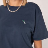 Lauch | Besticktes Bio Baumwoll Unisex T-Shirt