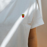 Pommes | Besticktes Bio Baumwoll Frauen T-Shirt