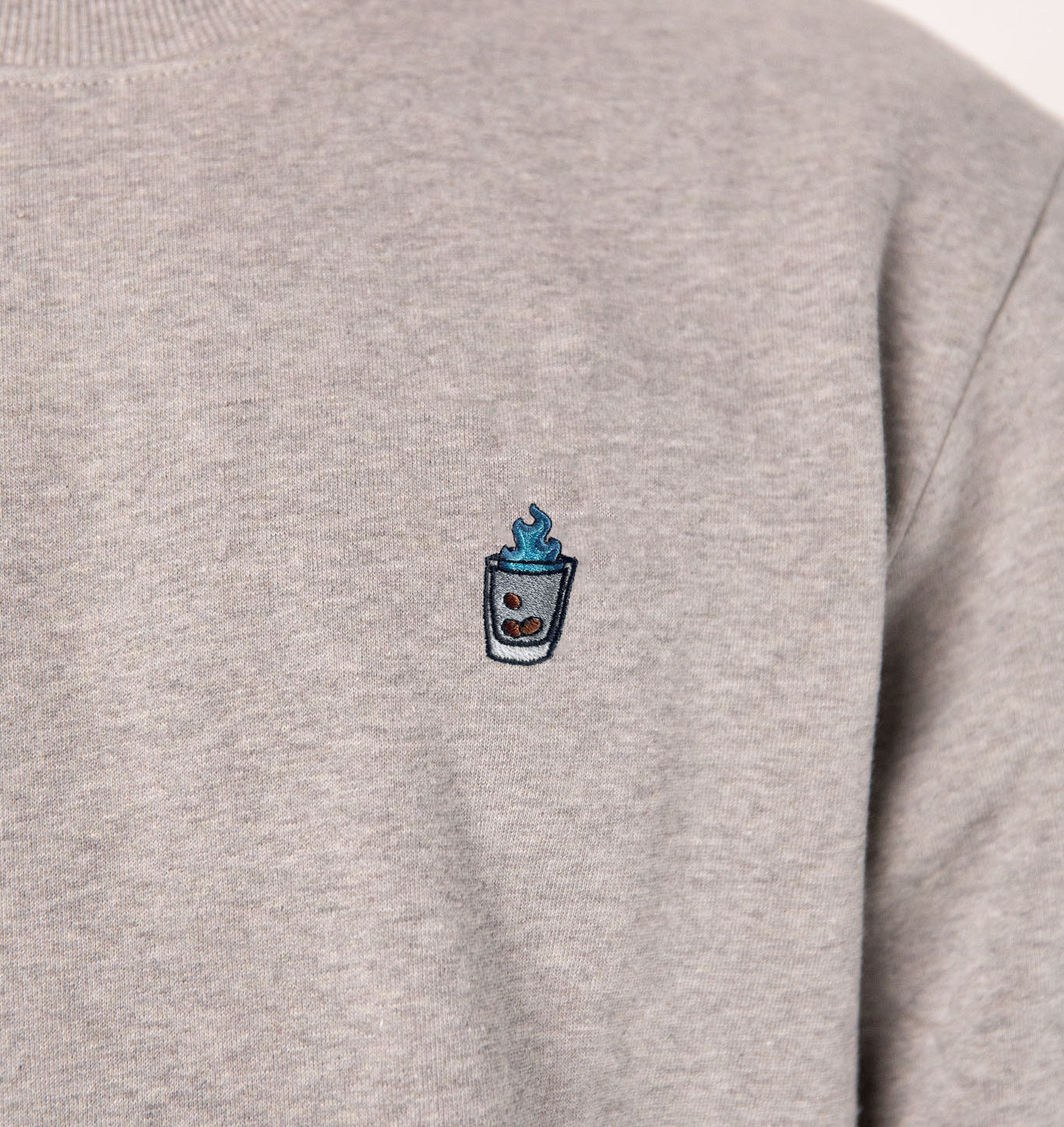 Sambuca | Bestickter Bio-Baumwoll Unisex Pullover