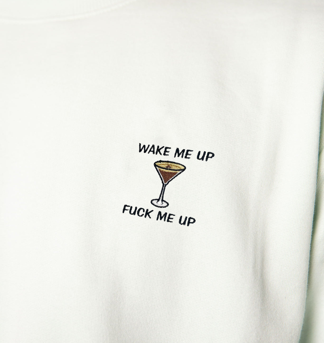 TAILORED TASTES Espresso Martini | Bestickter Bio-Baumwoll Unisex Pullover