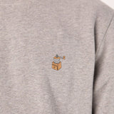 Kaffeemühle | Bestickter Bio-Baumwoll Unisex Pullover