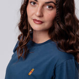 Voelkel Ingwer Shot | Besticktes Bio Baumwoll Unisex T-Shirt