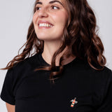 Allday RSÈ |  Besticktes Bio Baumwoll Frauen T-Shirt