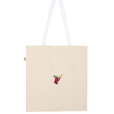Borsa in cotone biologico ricamata Beerpong Edge Hit |