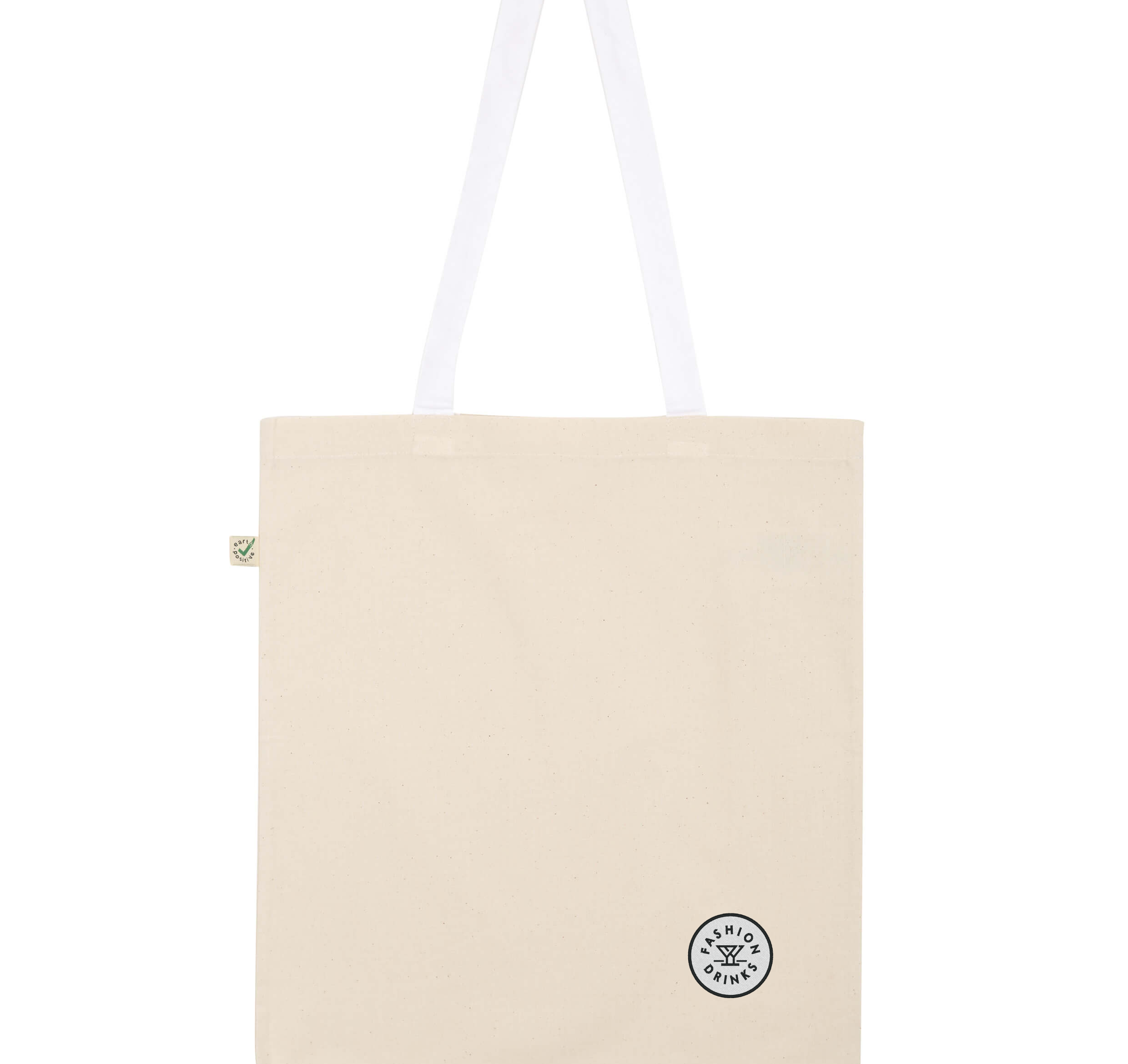 Moda bevande | Borsa in cotone biologico ricamata